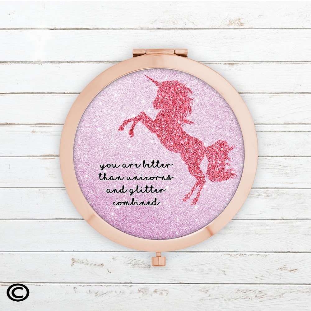Funny Motivational Compact Mirrors